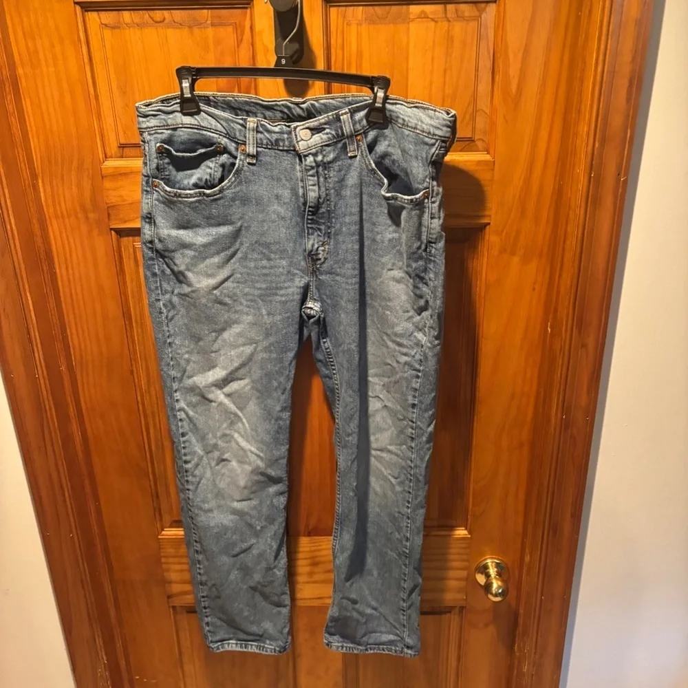 Levi Strauss Mens Straight Fit 514 Jeans Blue 36x30